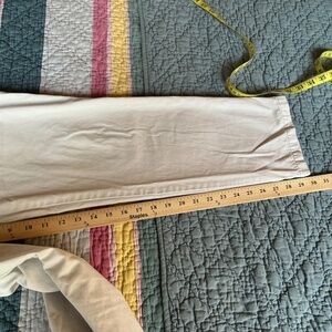 Garnet Hill straight leg all-cotton khaki chino pants